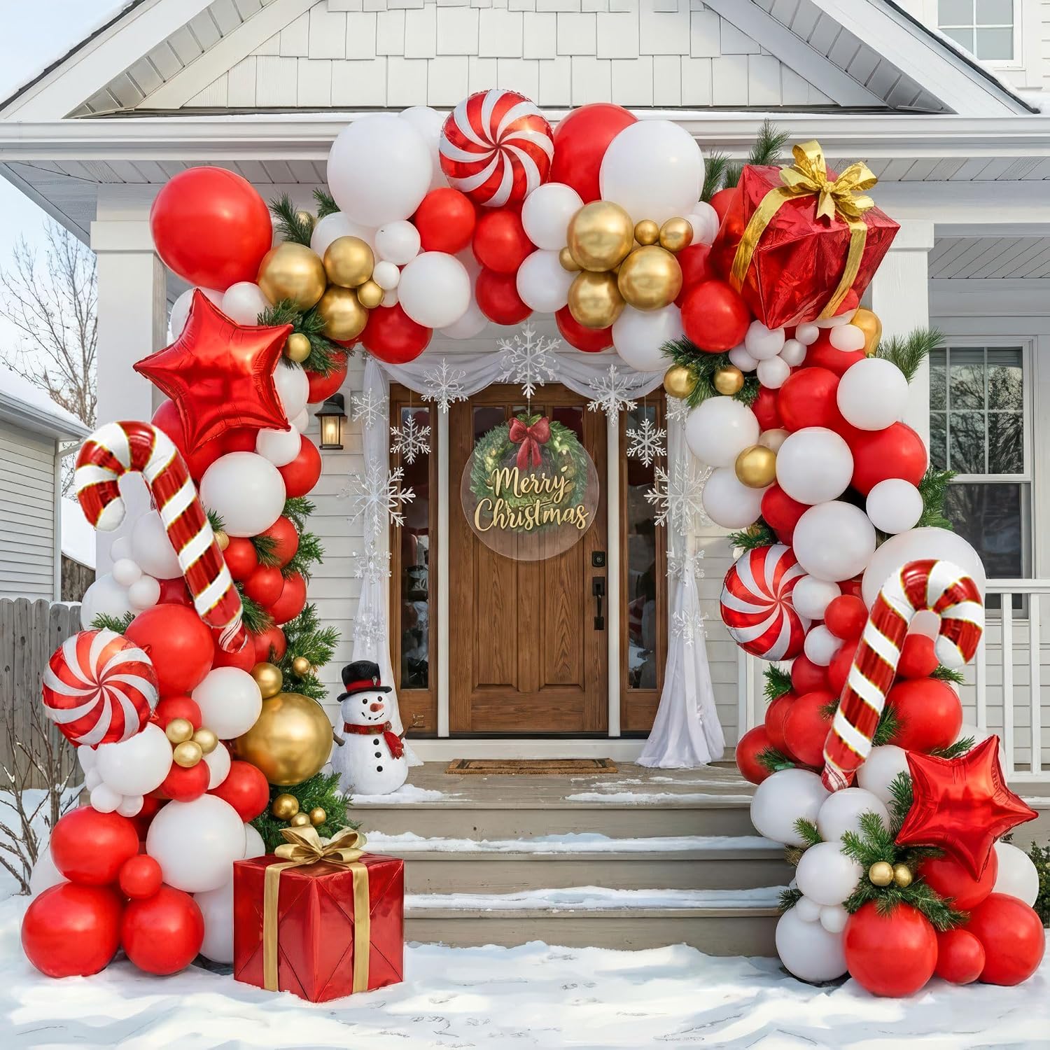Balloon Arch Kit - 139PCS Christmas Balloon Arch Kit, candy