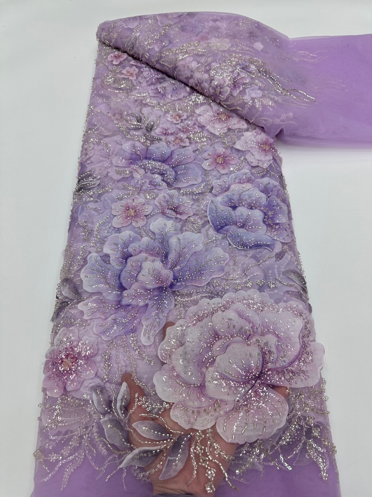 French Mesh Beaded Lace Fabric - Glitter Tablecloth recension och pris