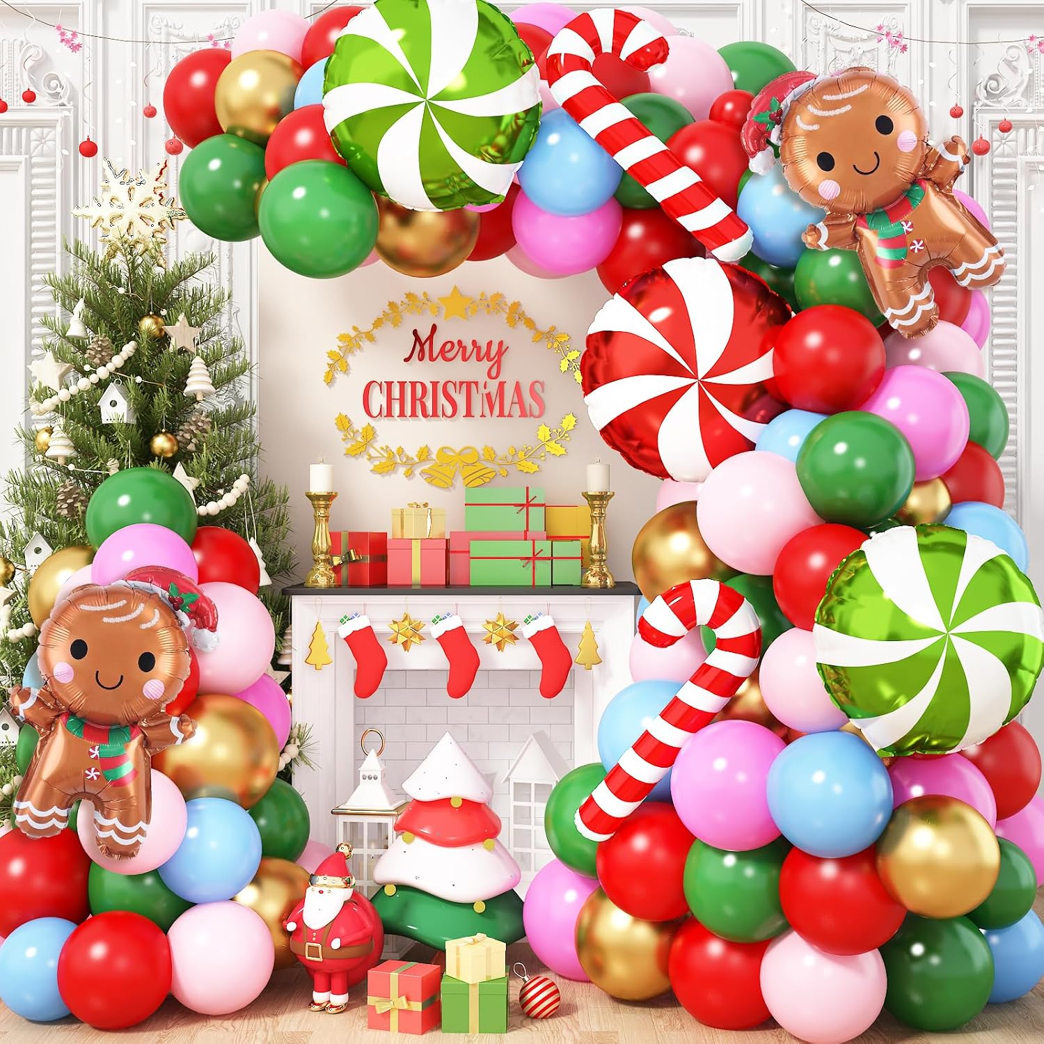 Christmas Balloons Garland Arc - Balloon Arch Kit recension och pris