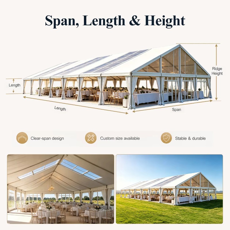Customizable Outdoor Aluminum  - Event & Party Supply recension och pris