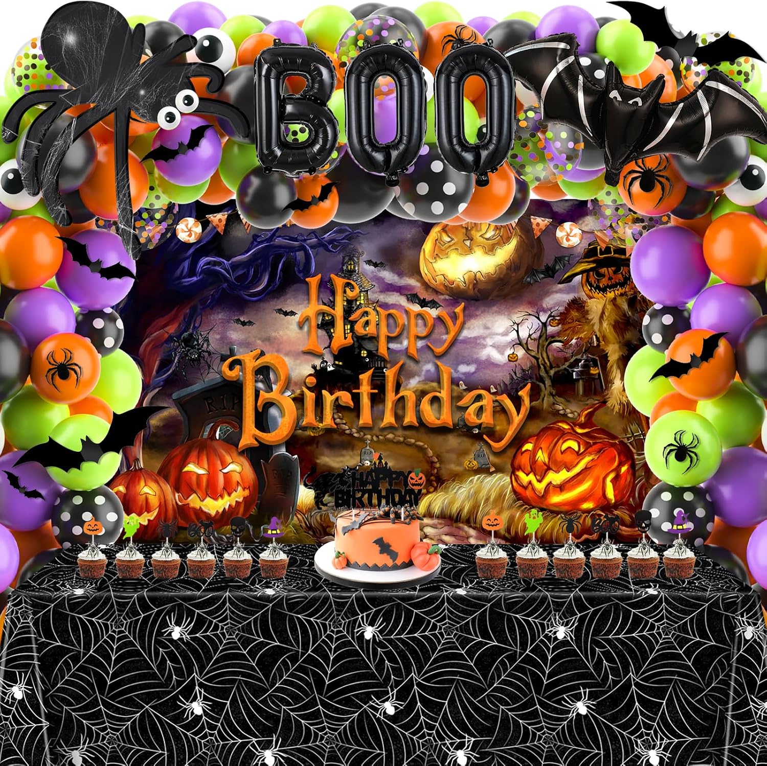 Halloween Party Decorations 10 - Balloon Arch Kit recension och pris