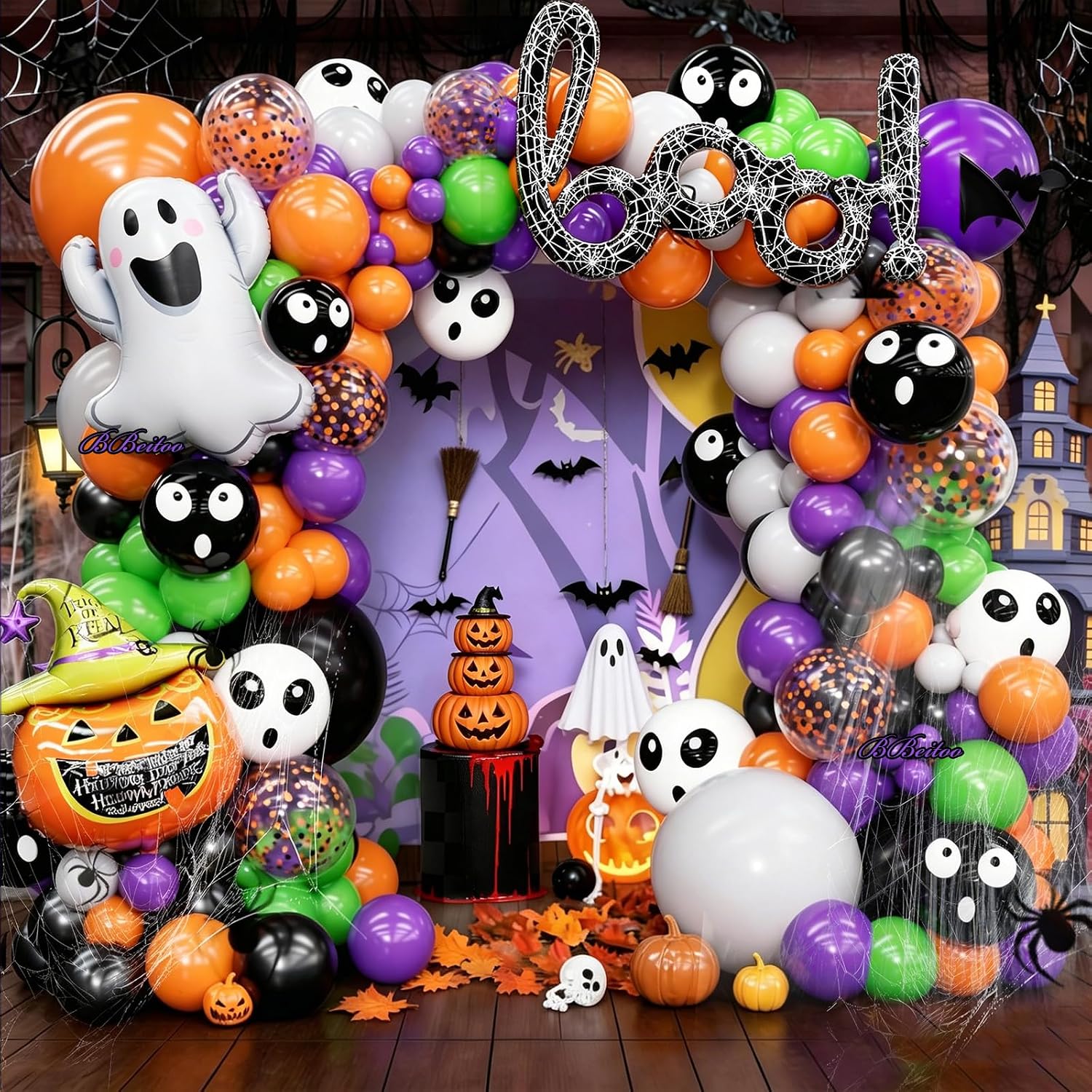184Pcs Halloween Balloon Arch  - Balloon Arch Kit recension och pris