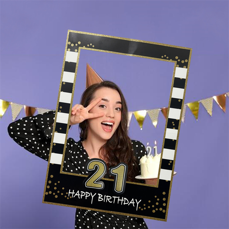 1Pcs 1-30 Year Old Photo Booth - Photo Booth Frame recension och pris