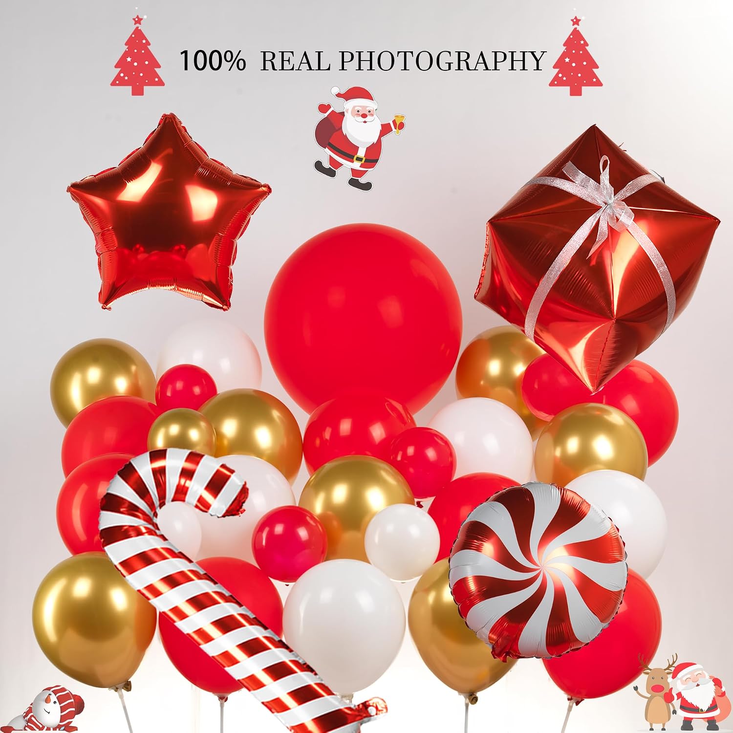 139PCS Christmas Balloon Arch  - Balloon Arch Kit recension och pris