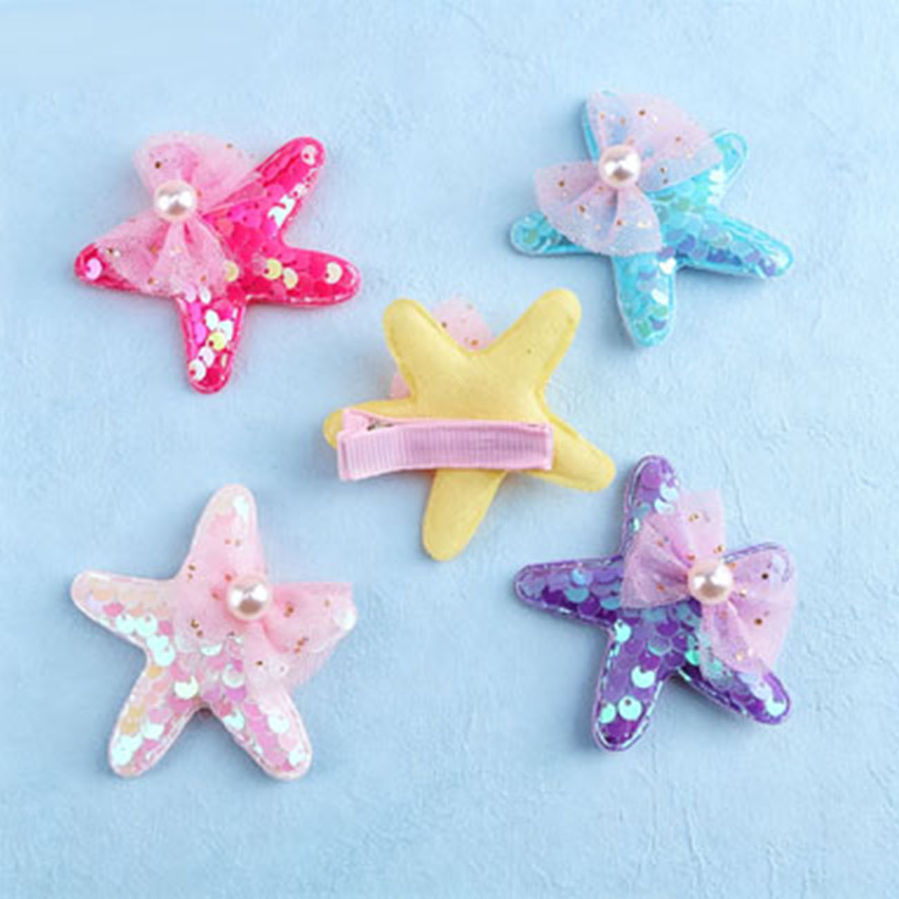 1/7PCS Mermaid Sequins Starfis - Glitter Tablecloth recension och pris
