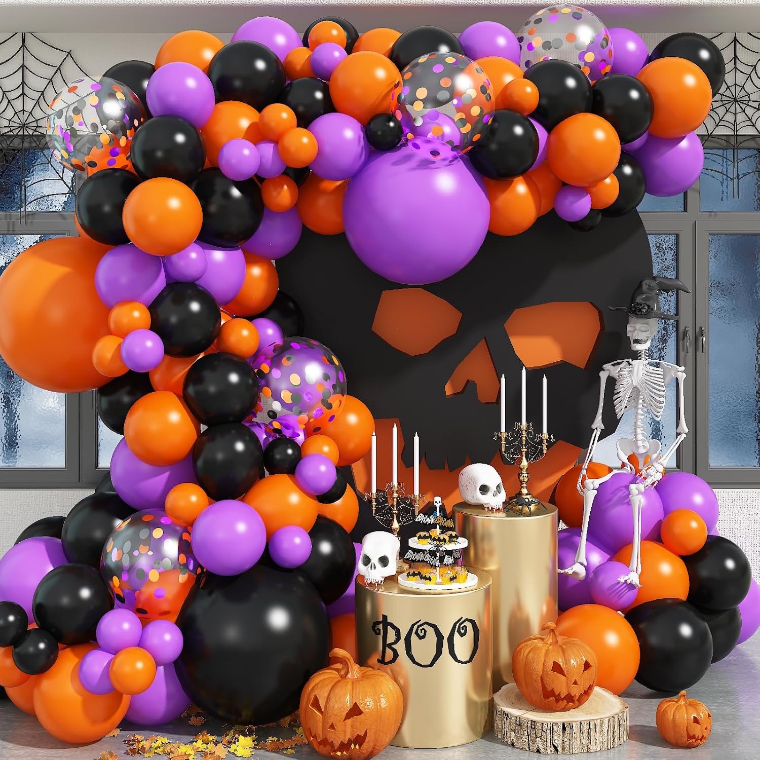 Jobkoo Halloween Balloon Arch  - Balloon Arch Kit recension och pris