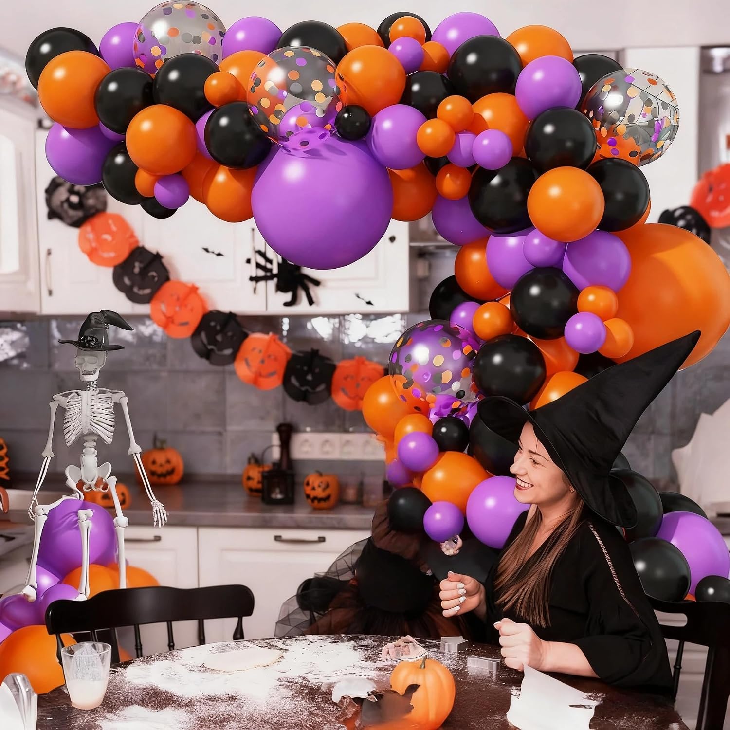 Jobkoo Halloween Balloon Arch  - Balloon Arch Kit recension och pris