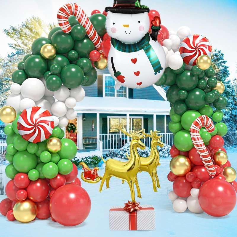 183Pcs Christmas Balloon Garla - Balloon Arch Kit recension och pris