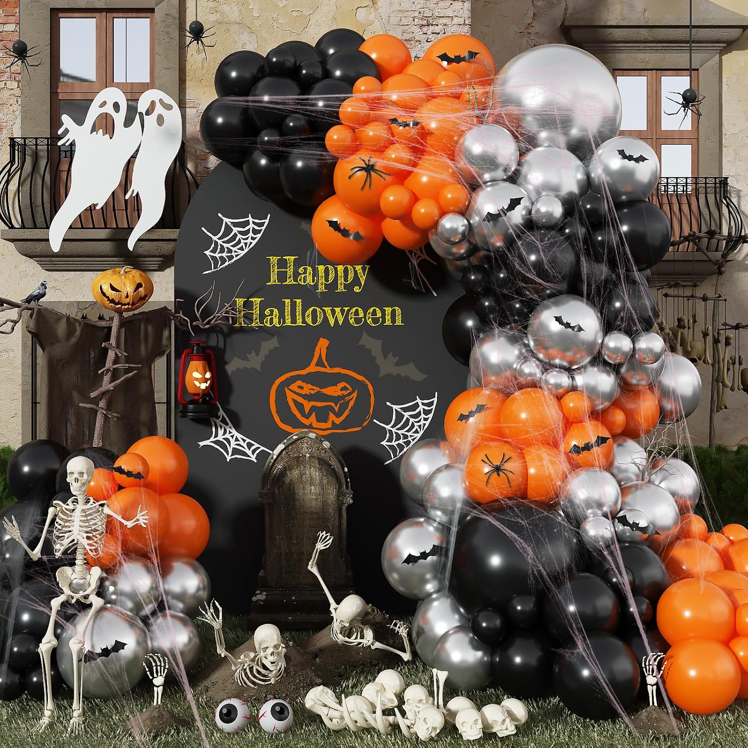 Halloween Balloon Arch Kit Bla - Balloon Arch Kit recension och pris