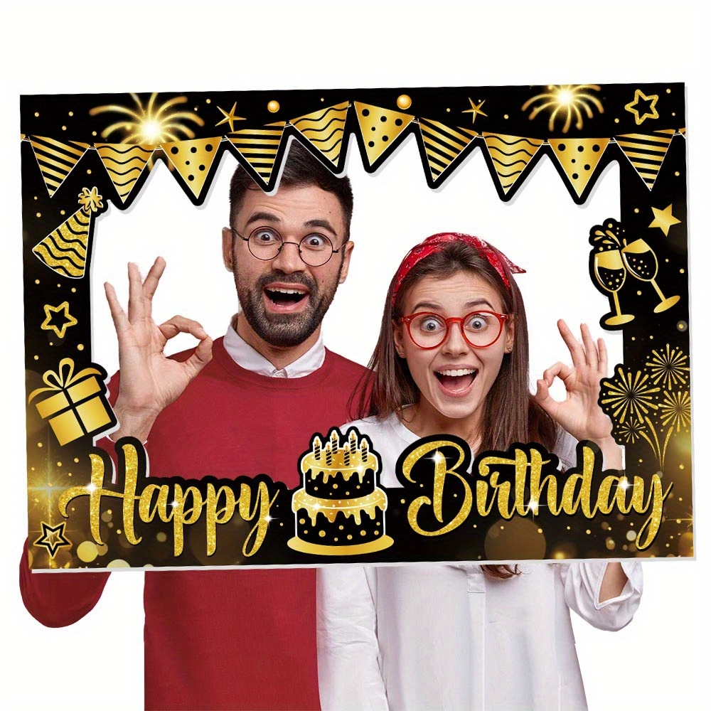 1 Piece Happy Birthday Photo B - Photo Booth Frame recension och pris