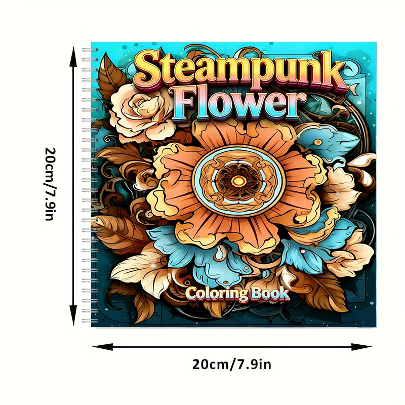 Coloring Book Steampunk Flower - Supply Event recension och pris