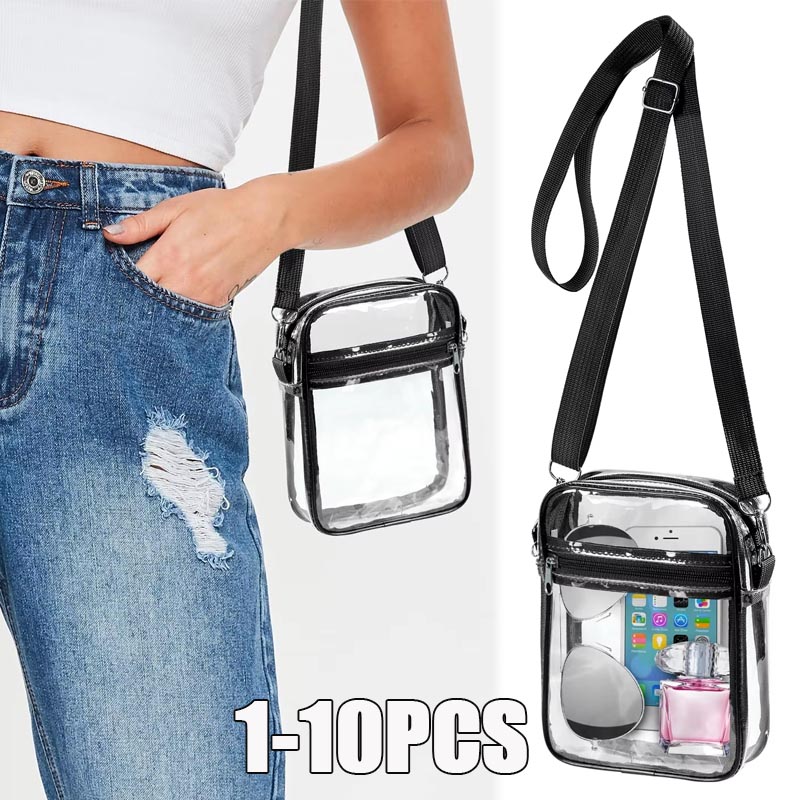 1-10PCS Women Clear Crossbody  - Event & Party Supply recension och pris