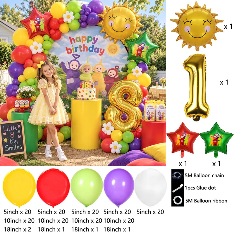 Teletubbies Kids Character Bal - Balloon Arch Kit recension och pris