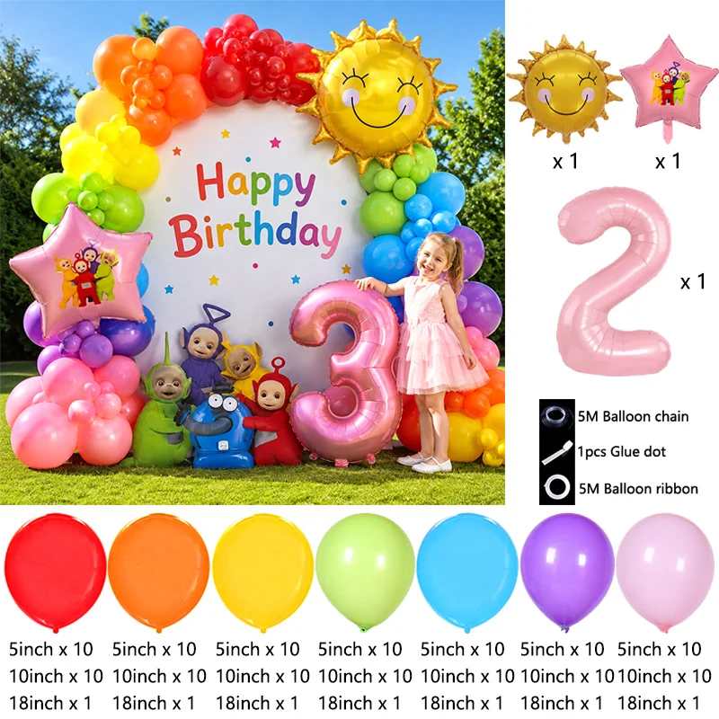 Teletubbies Kids Character Bal - Balloon Arch Kit recension och pris