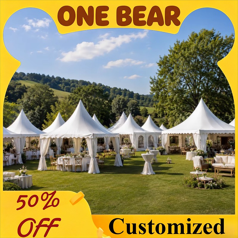 Customizable White Pagoda Tent - Event & Party Supply recension och pris